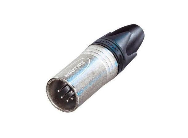 Neutrik XLR 5-pin Han Lodding XLR 5-pin Plugg Han Sølv 
