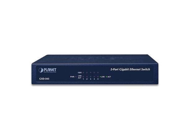 Planet GSD-503 – 5-Porters Gigabit Ethernet Switch