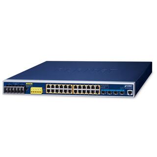 Planet Industri Switch 24-p PoE++ L3 24p, 802.3bt PoE, +4P 10G SFP