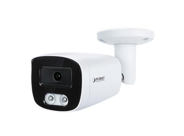 Planet Kamera H.265 8MP PoE Bullet Ute Full Color IP67 ONVIF 3DNR DWDR 