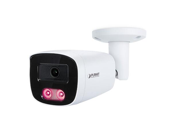 Planet Kamera H.265 8MP PoE Bullet Ute Full Color IP67 ONVIF 3DNR DWDR 