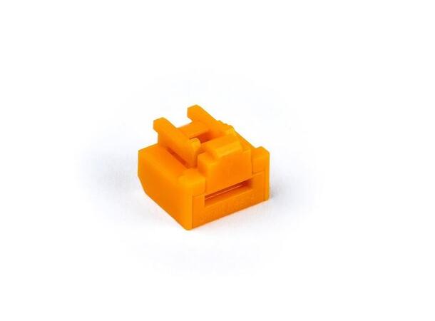 Smartkeeper Essential RJ45+Nøkkel - Oran RJ45 Port Lås 10stk + Nøkkel - Oransje 