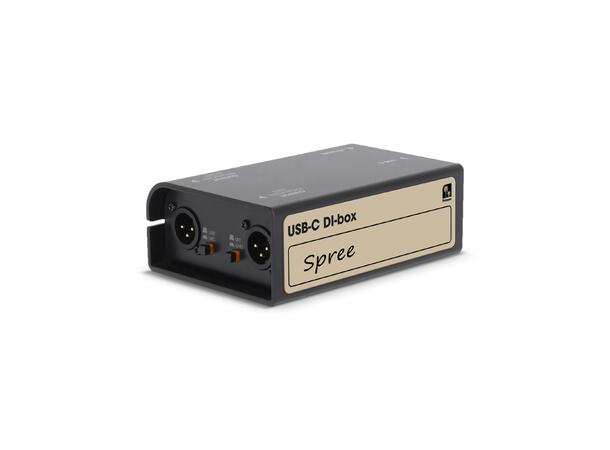 Palmer Audio USB-C media DI box USB-C > Balanced XLR 
