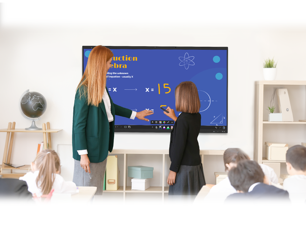 Clevertouch IMPACT LUX 2 75" 4K - Touch -  Trådløs BYOD - Google EDLA 