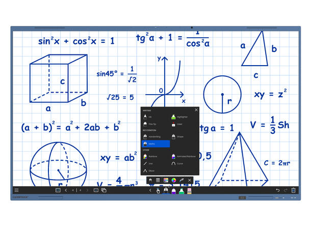 Clevertouch IMPACT LUX 2 75" 4K - Touch -  Trådløs BYOD - Google EDLA 