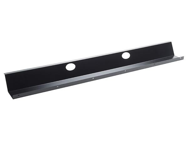 Apto Kabelhylle Åpen Sort, 74cm Sort Metall 740x151x81mm (lxbxh) 