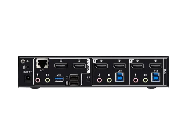 Aten KVM Switch 2-Port DP USB3 8K DisplayPort USB3 Audio 4xKabel 