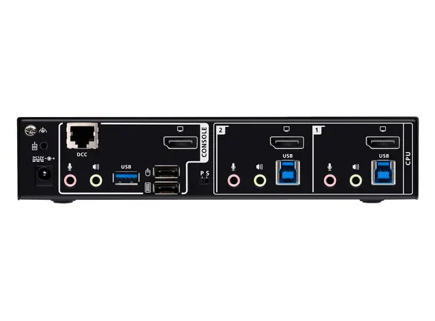 Aten KVM Switch 2-Port DP USB3 8K MST DisplayPort USB3 HD Audio 