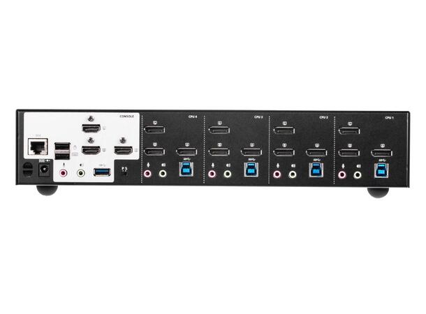 Aten KVM Switch 4-Port Triple Head 4K DisplayPort, USB 3.0 