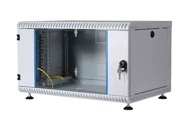 EFB Rack Skap Vegg 19" 4U Rack 4U 400mm Grå Maks 50kg 