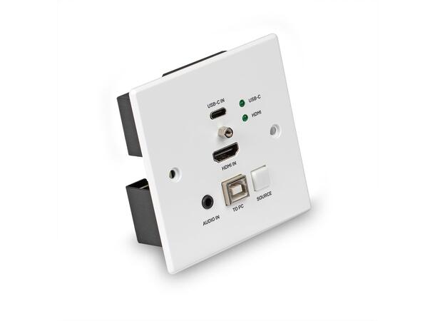 Lindy Extender HDMI USB-C 4K HDBaseT Cat.6 KVM *B-vare* 