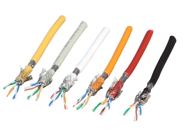 SFTP Patch Cat.7- Rull 100m Oransje LSZH 600MHz 26/27AWG PiMF Halogenfri Snagless 