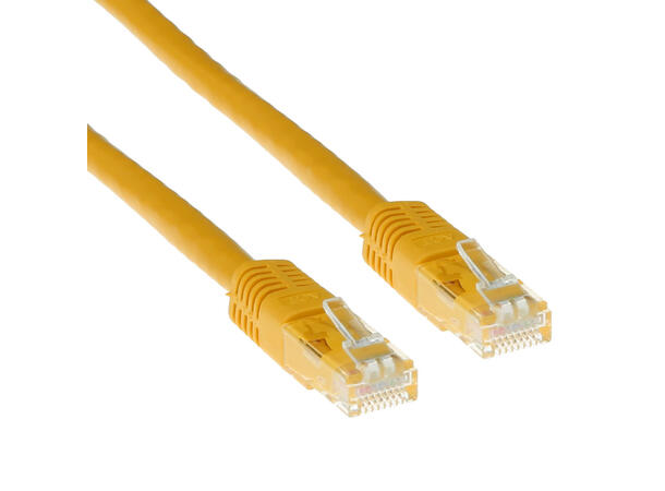 UTP Patch Cat.6 -  1,5 m Gul Nettverkskabel 250MHz 24AWG 