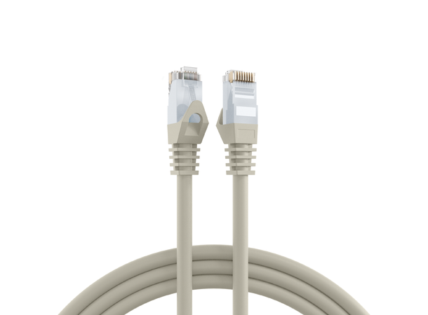 UTP Patch Cat.6 -  25 m Grå LSZH 250MHz 24AWG Halogenfri Snagless 