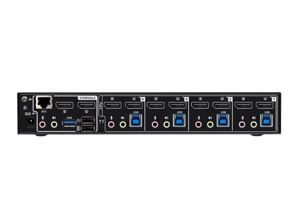 Aten KVM Switch 4-Port DP USB3 8K DisplayPort USB3 Audio 4xKabel 
