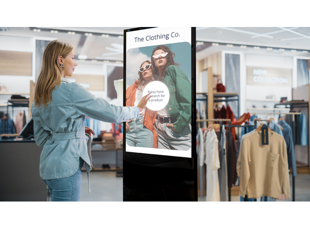 Clevertouch CL Touch Totem 65" Touch - 24/7 - Audio 2x5 watt 