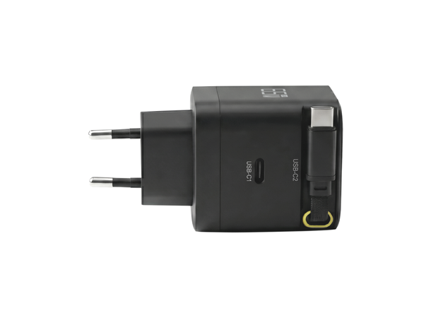 EFB USB-C Lader 65W 0,7 m Uttrekkbar 