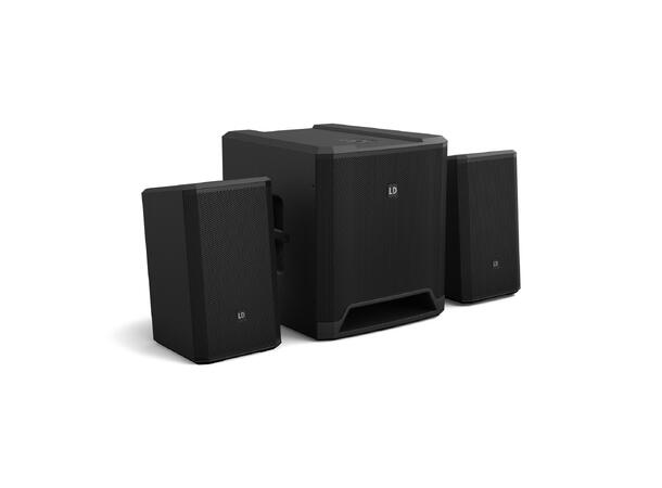 LD Høyttaler PA 12" Aktiv DAVE 12 G4X 500W 12" 2x6.5" Sort 