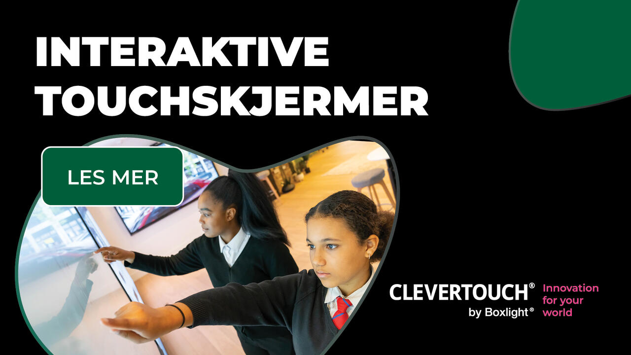 Clevertouch- interaktive touchskjermer