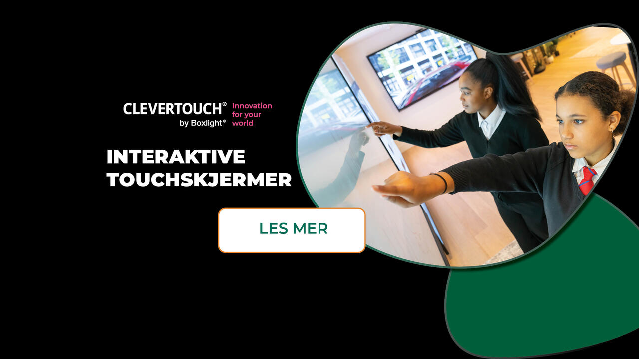 Clevertouch- interaktive touchskjermer