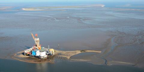 DEA Mittelplate oljerigg